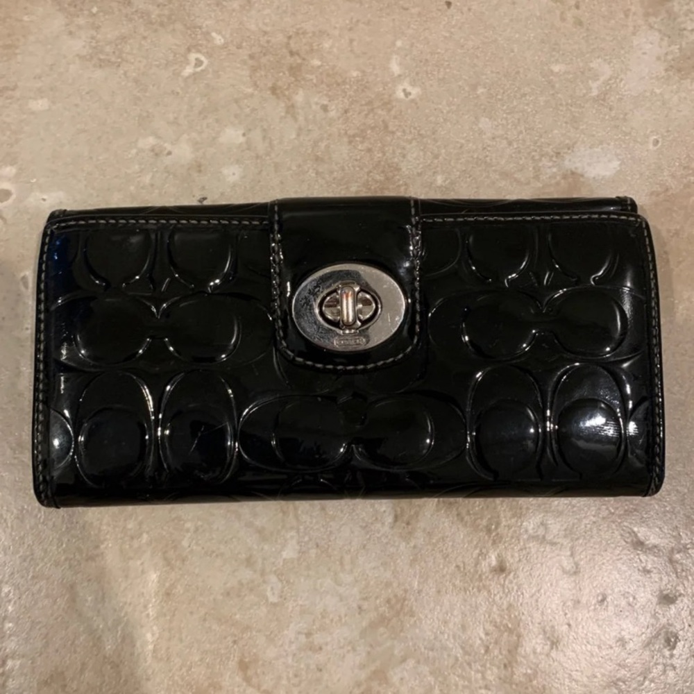Black Coach Wallet